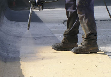 coating systems over Brampton spray foam roof systems